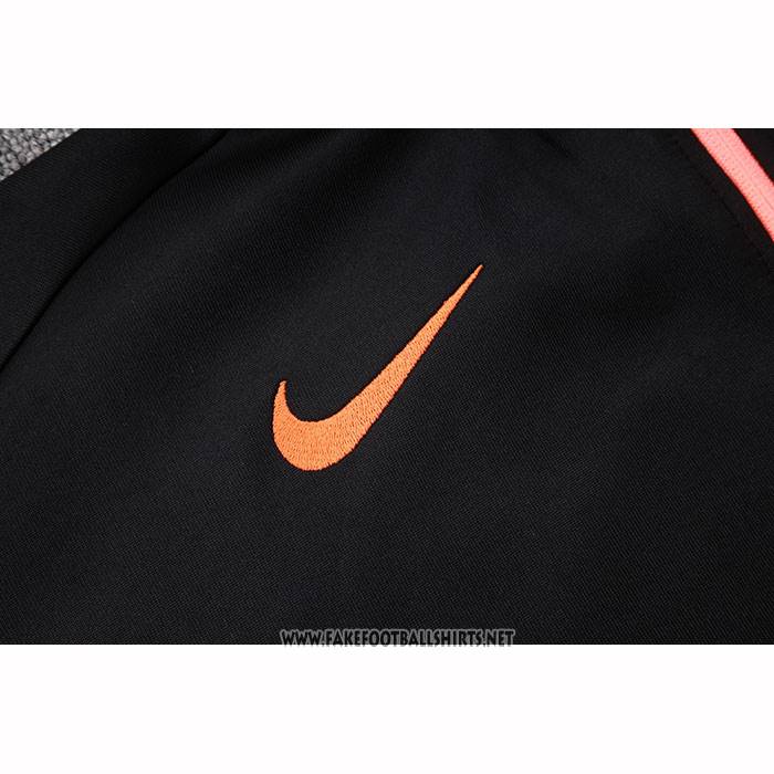 Jacket Tracksuit Corinthians Kid 2025-2026 Black Orange